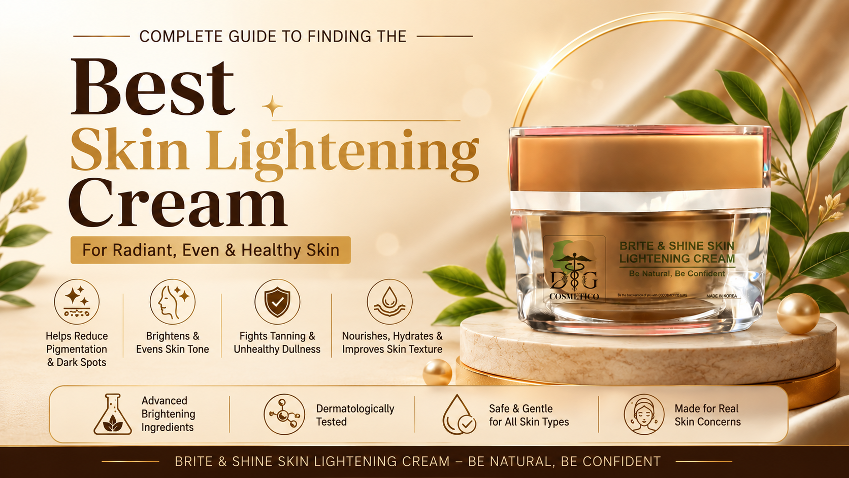 Best Skin Lightening Cream for Pigmentation & Dark Spots