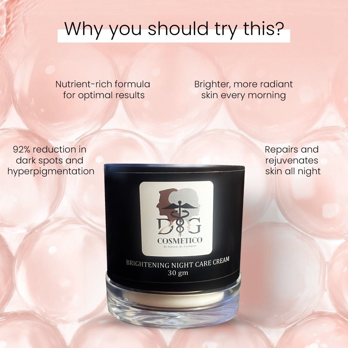 Brightening Night Care Cream - DGCOSMETICO