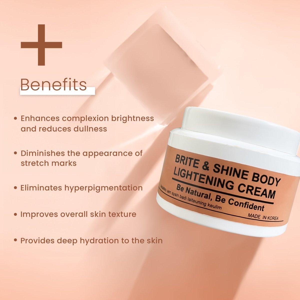 Brite & Shine Body Lightening Cream - DGCOSMETICO
