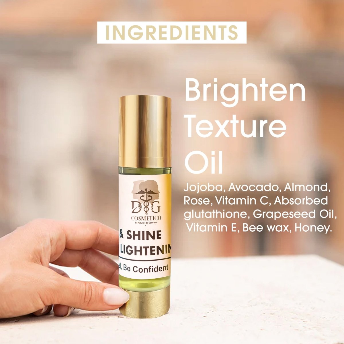 Brite & Shine Body Lightening Oil - DGCOSMETICO