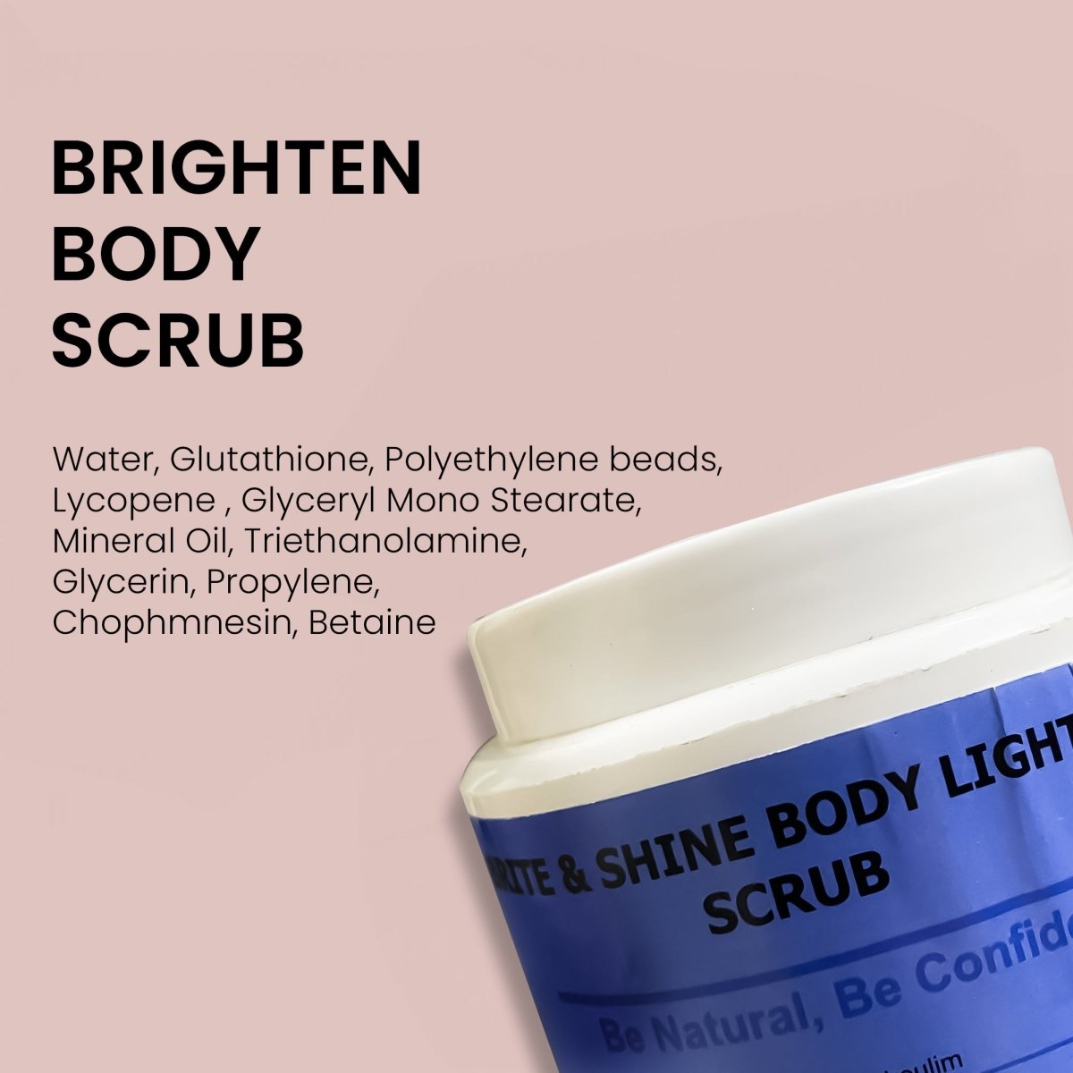 Brite & Shine Body Lightening Scrub - DGCOSMETICO