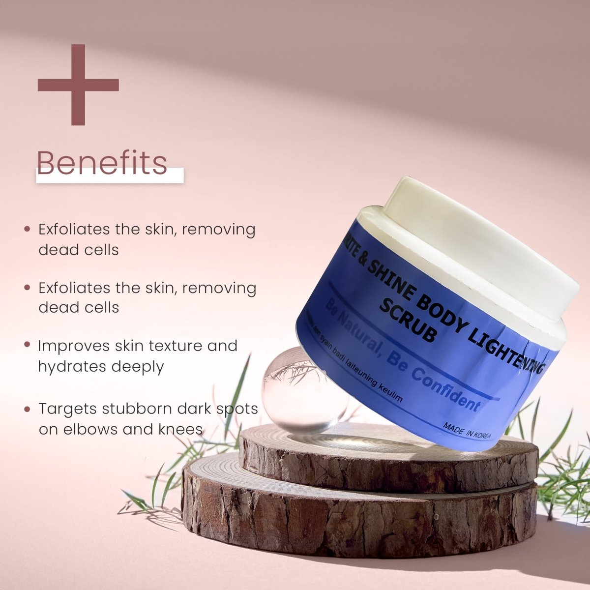 Brite & Shine Body Lightening Scrub - DGCOSMETICO