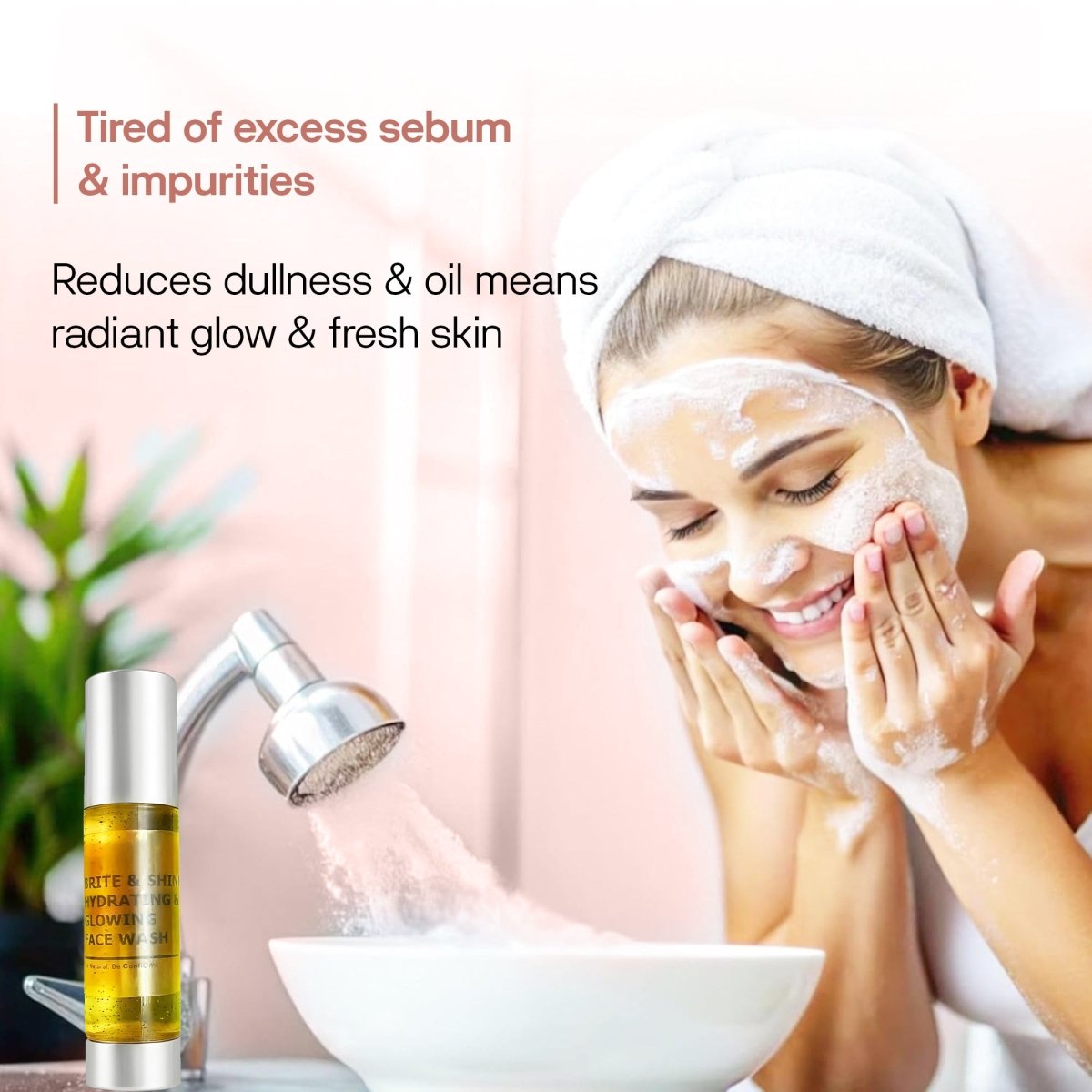 Brite & Shine Hydrating and Glowing Face Wash - DGCOSMETICO