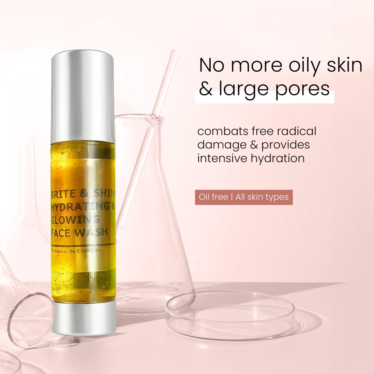 Brite & Shine Hydrating and Glowing Face Wash - DGCOSMETICO