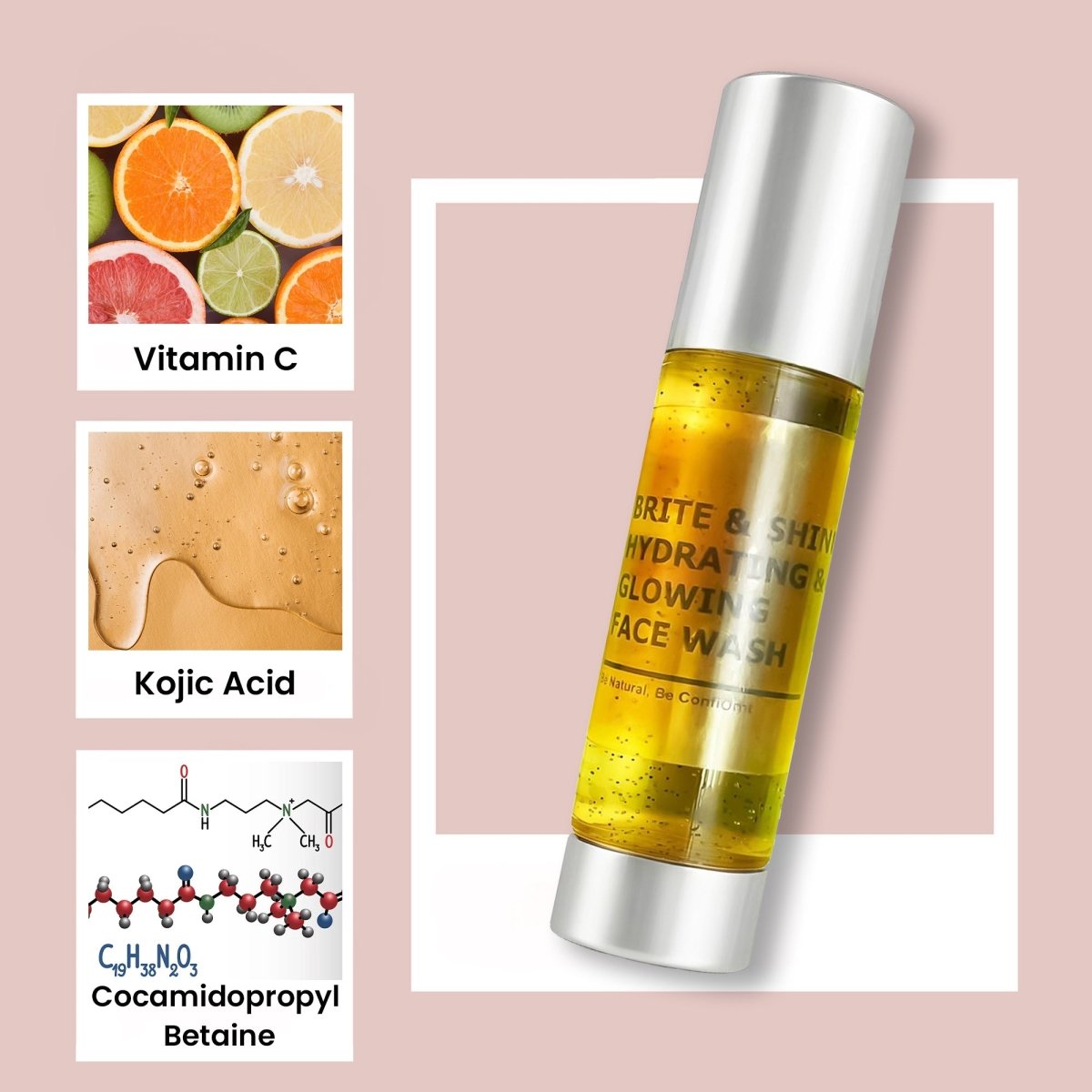 Brite & Shine Hydrating and Glowing Face Wash - DGCOSMETICO