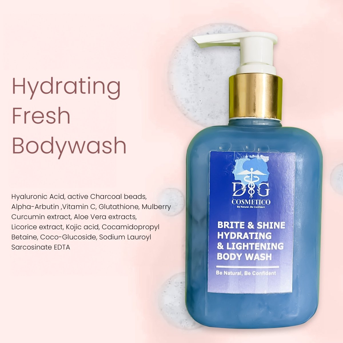 Brite & Shine HYDRATING AND LIGHTENING BODY WASH - DGCOSMETICO