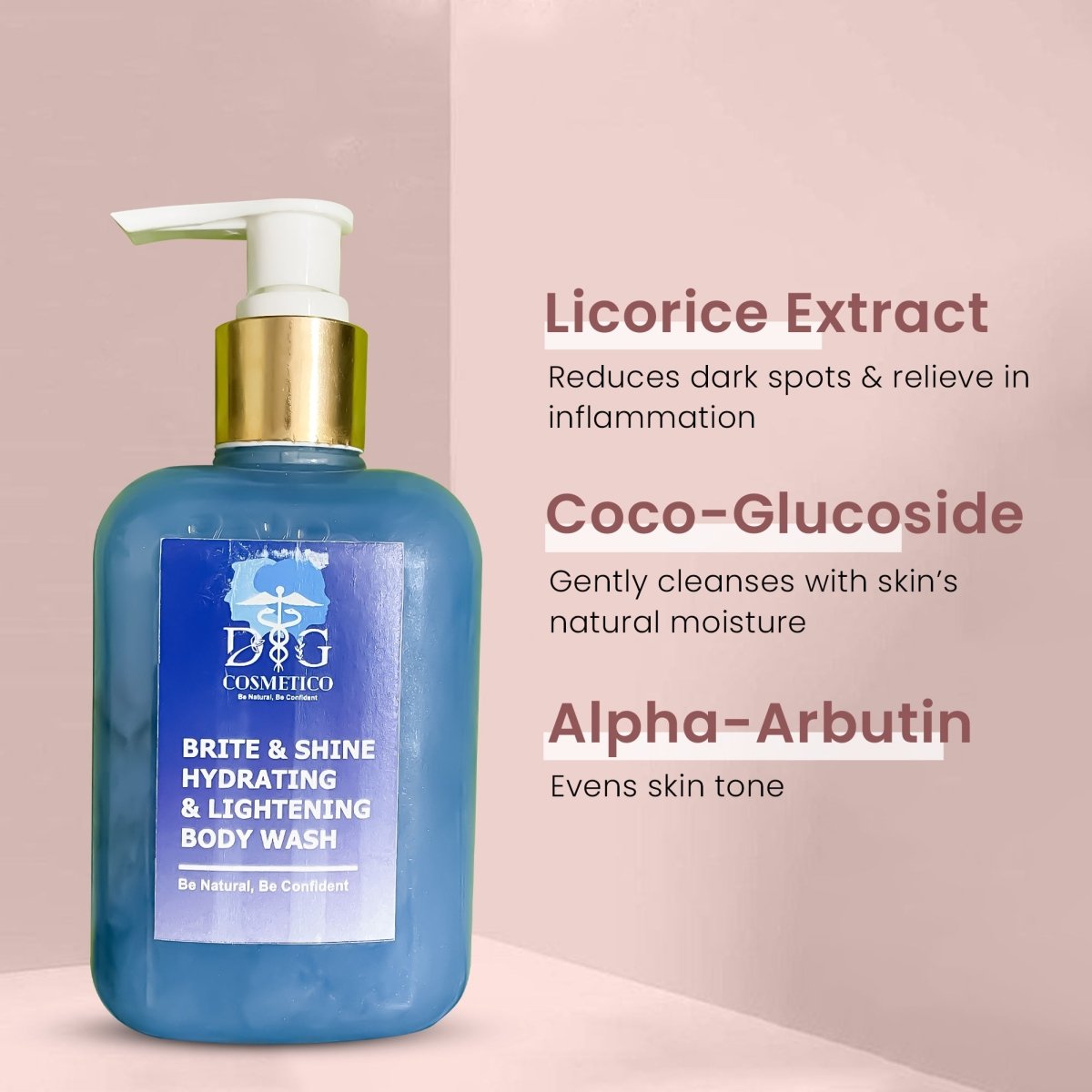 Brite & Shine HYDRATING AND LIGHTENING BODY WASH - DGCOSMETICO