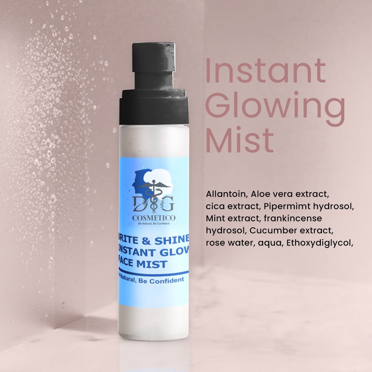 Brite & Shine INSTANT GLOWING FACE MIST - DGCOSMETICO