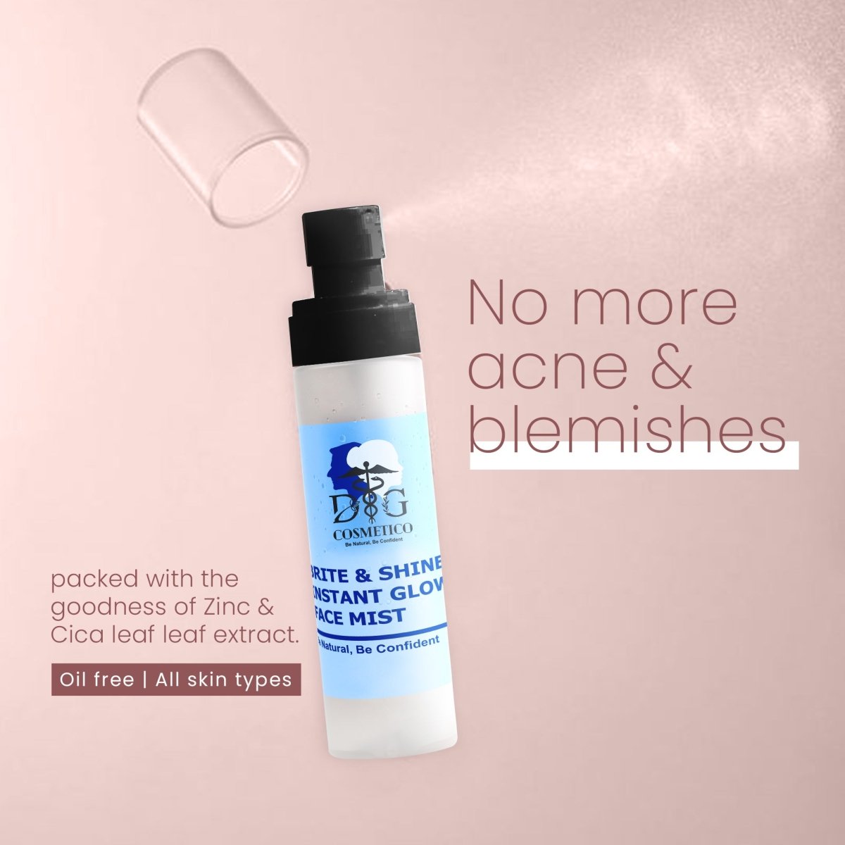 Brite & Shine INSTANT GLOWING FACE MIST - DGCOSMETICO