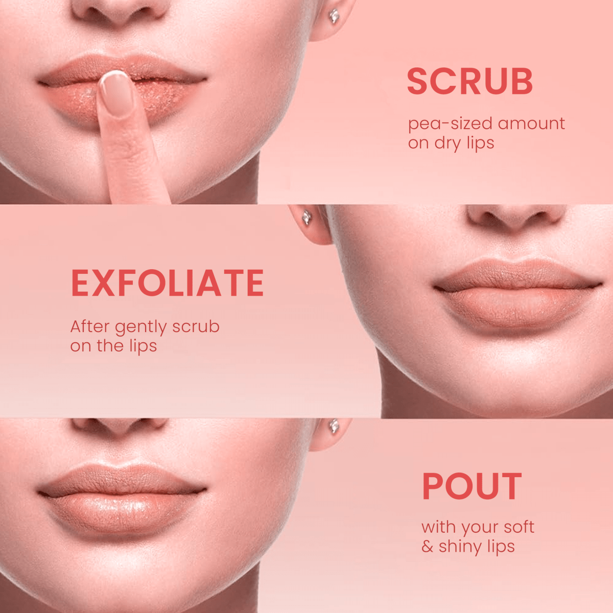 Brite & Shine Lip Lightening Scrub - DGCOSMETICO