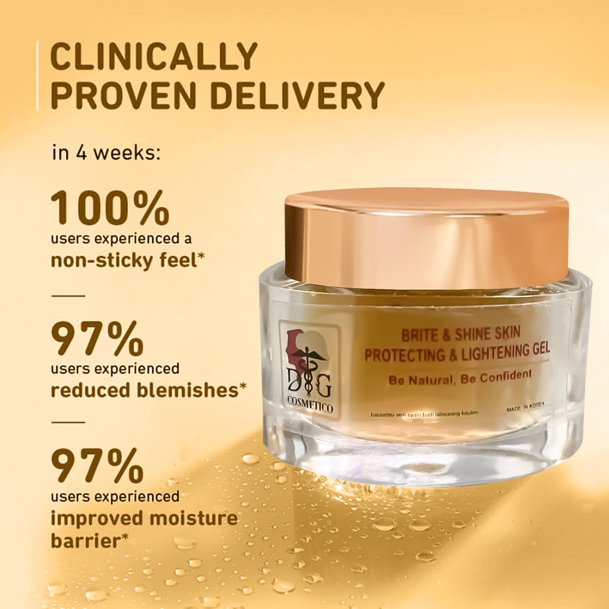 Brite & Shine Skin Protecting and Lightening Gel - DGCOSMETICO