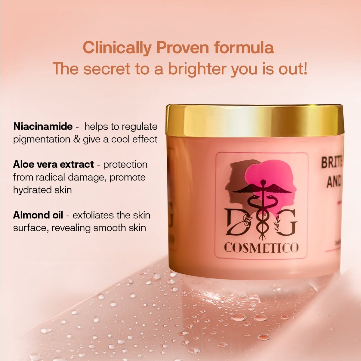 Brite & Shine ultra hydrating and lightening moisturizer - DGCOSMETICO