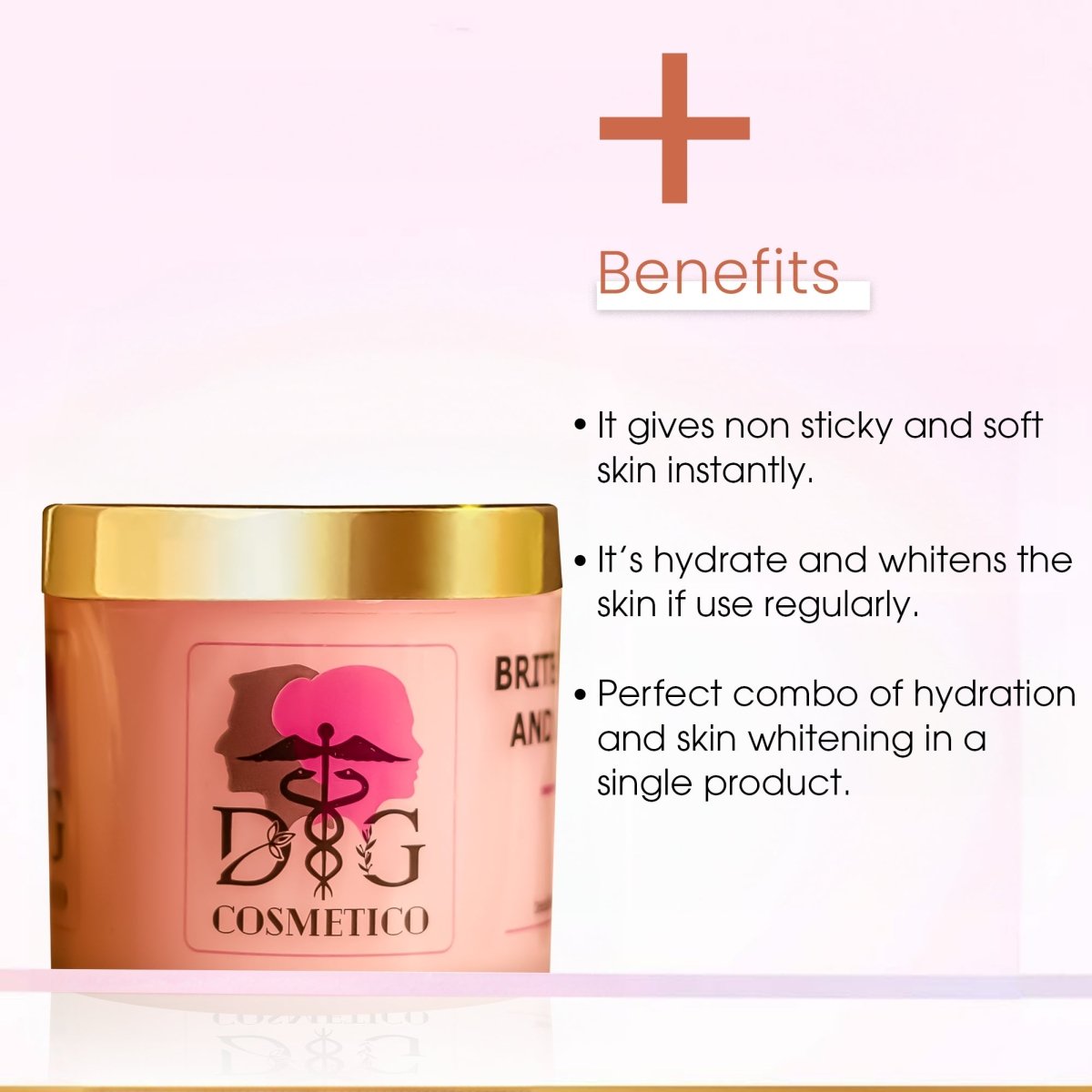 Brite & Shine ultra hydrating and lightening moisturizer - DGCOSMETICO