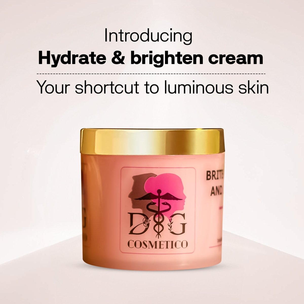 Brite & Shine ultra hydrating and lightening moisturizer - DGCOSMETICO