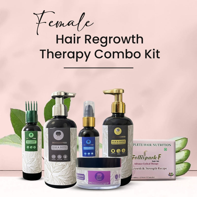 Female Hair Regrowth Therapy Combo Kit - DGCOSMETICO