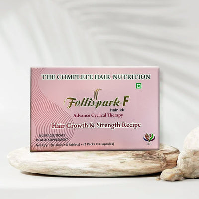 FOLLISPARK - F , Female hair regrowth kit - DGCOSMETICO