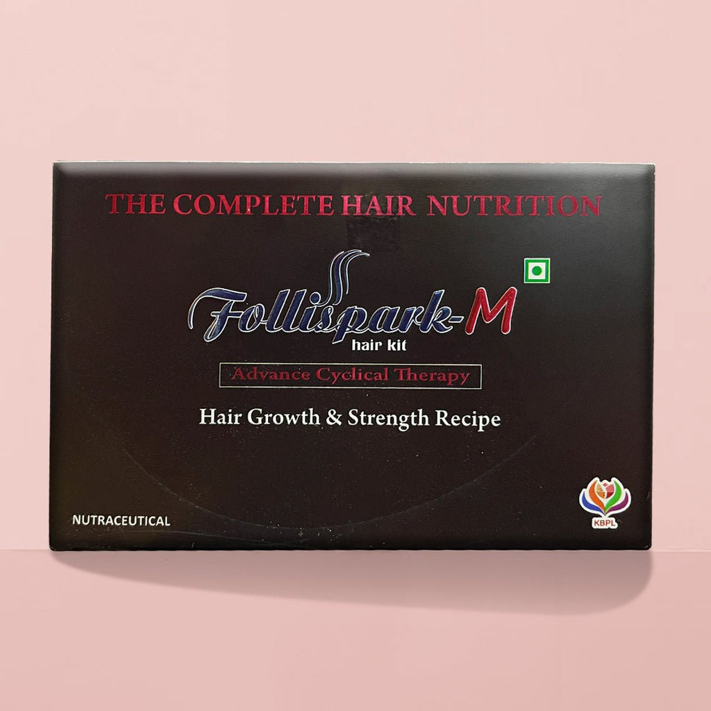 Follispark - M, male hair regrowth kit - DGCOSMETICO