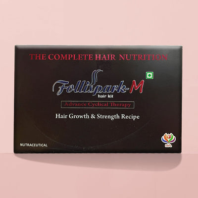 Follispark - M, male hair regrowth kit - DGCOSMETICO