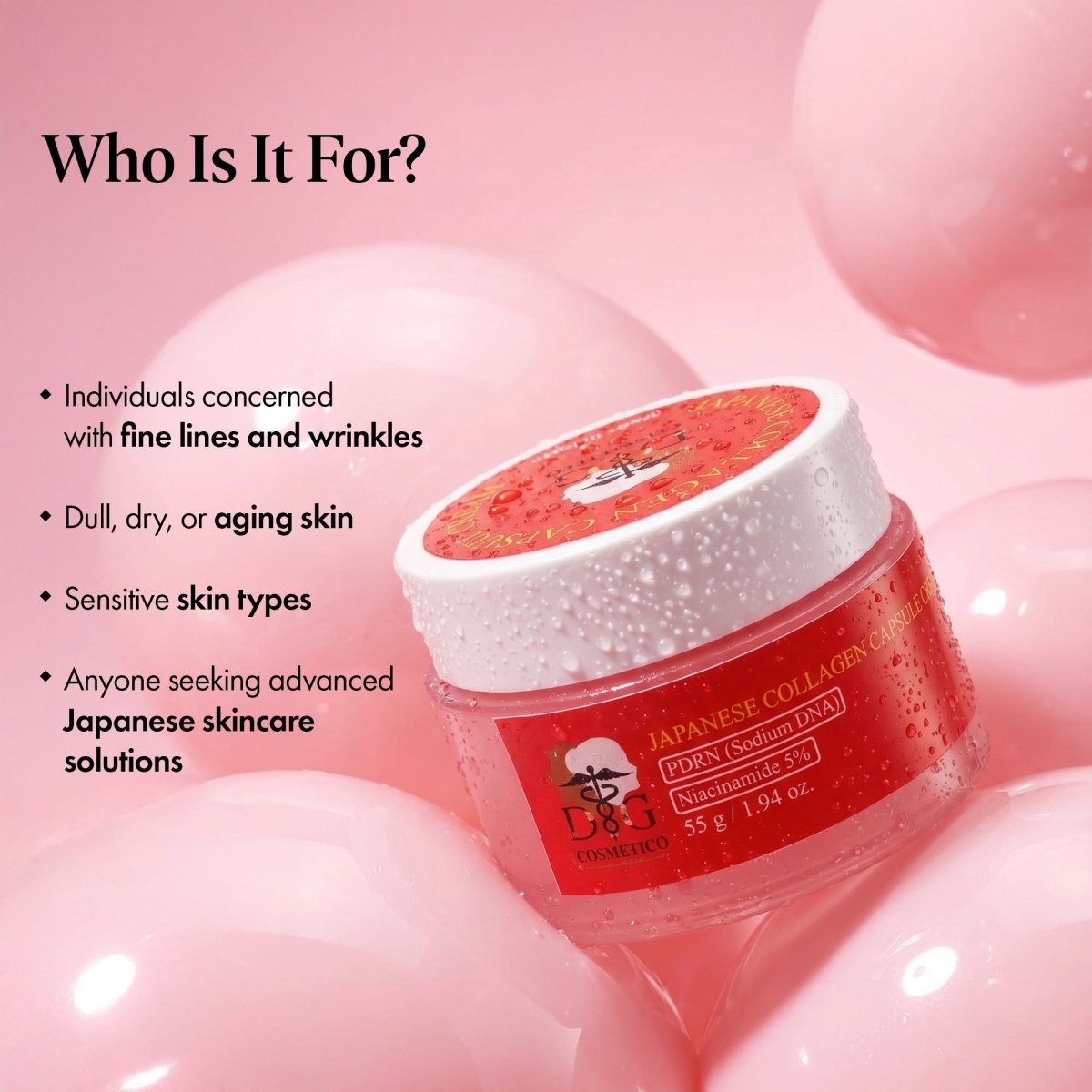 Japanese Collagen Capsule Cream - DGCOSMETICO