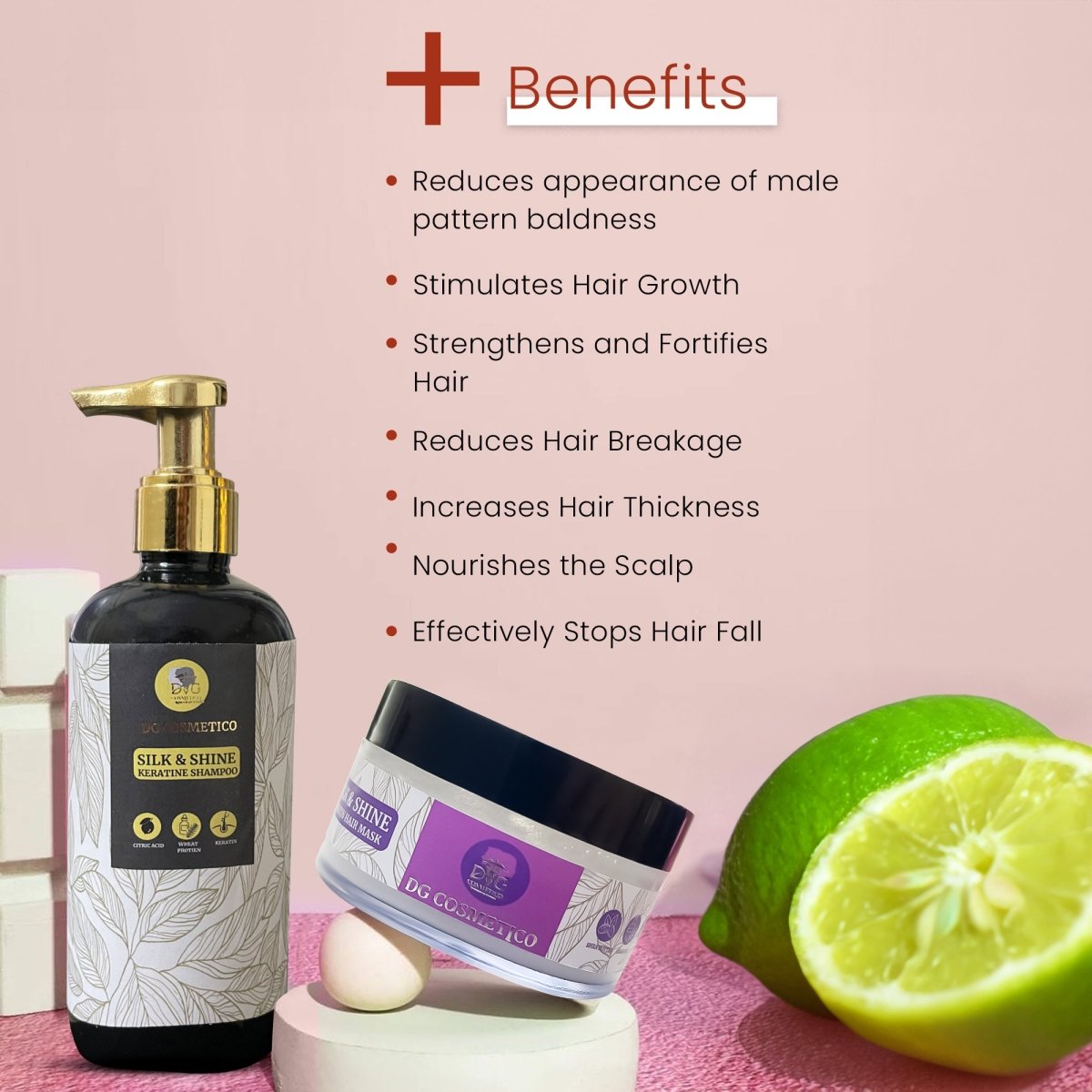 Male Hair Regrowth Therapy Combo Kit - DGCOSMETICO