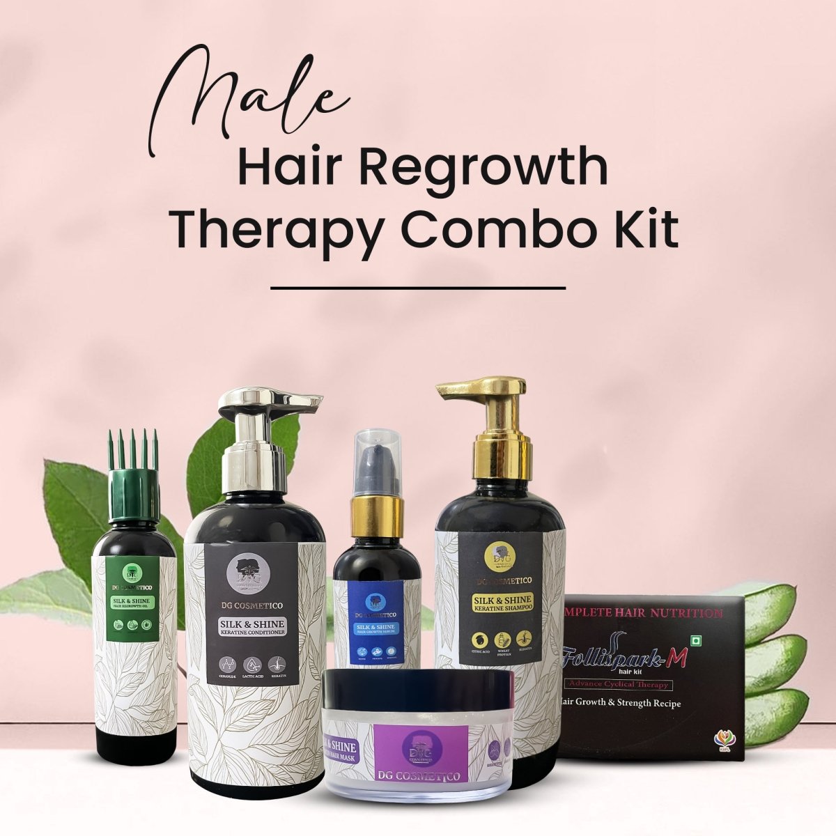 Male Hair Regrowth Therapy Combo Kit - DGCOSMETICO